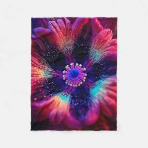 Macro Radiant Rio Fleece Blanket