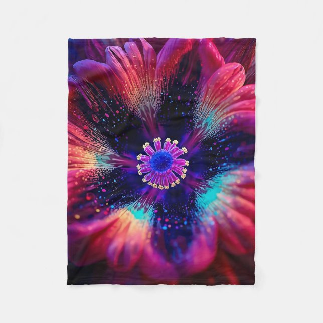 Macro Radiant Rio Fleece Blanket (Front)