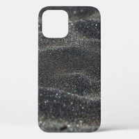 Macro sand black blurred blur