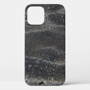 Macro sand black blurred blur iPhone 12 case