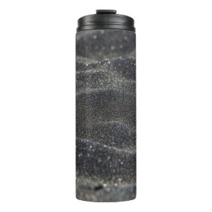 Macro sand black blurred blur thermal tumbler