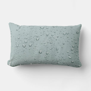 Macro shot of water drops lumbar cushion