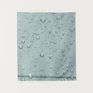 Macro shot of water drops tapestry