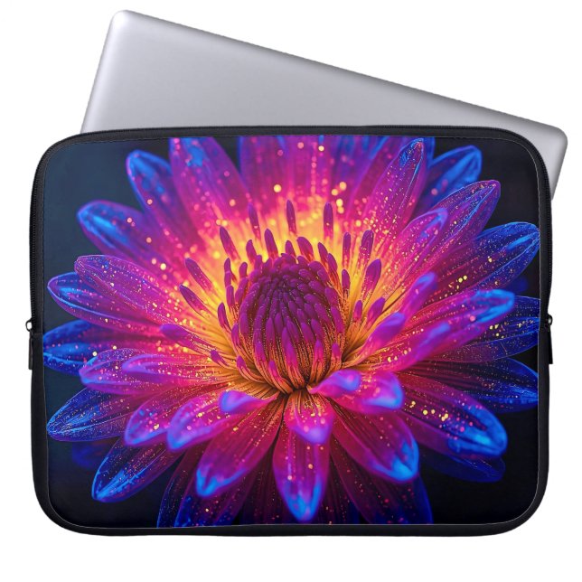 Macro Stellar Burst 15 inch Laptop Sleeve (Front)