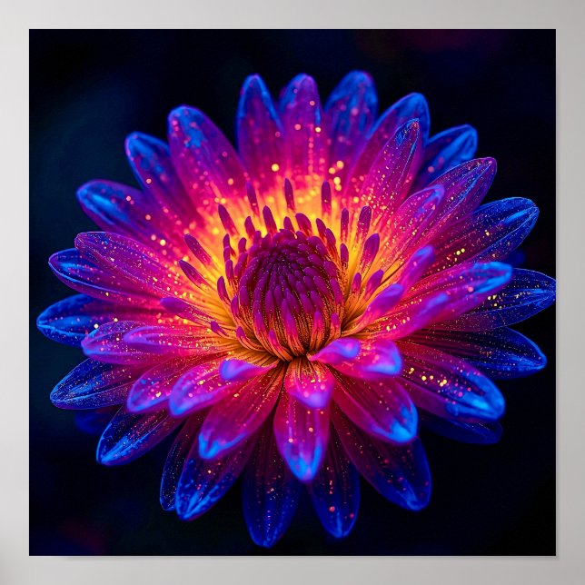 Macro Stellar Burst Poster (Front)