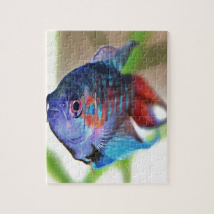 Macropodus Opercularis Aquarium Fish Jigsaw Puzzle
