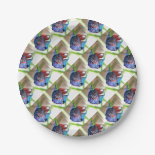 Macropodus Opercularis Aquarium Fish Paper Plate