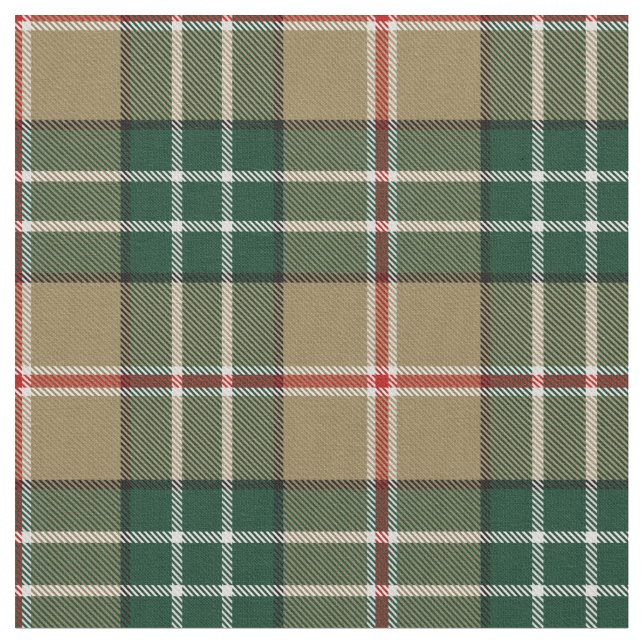 MacShane Clan Tartan Fabric (Close Up)