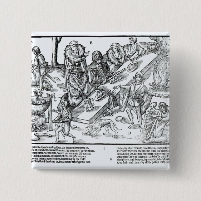 MacSweeney's Feast 15 Cm Square Badge (Front)
