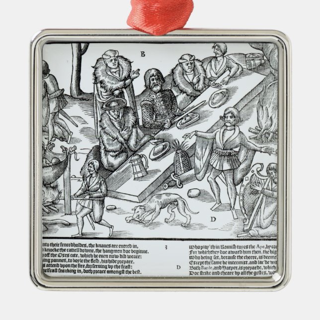 MacSweeney's Feast Metal Tree Decoration (Front)