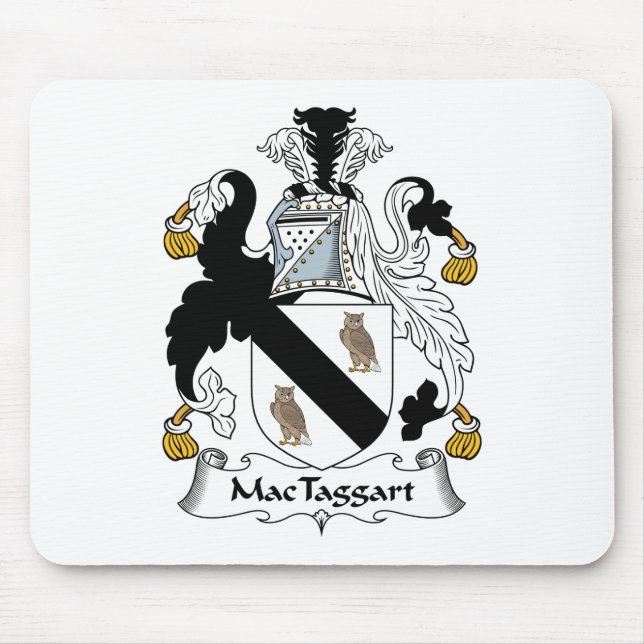 MacTaggart Family Crest Mouse Pad (Front)