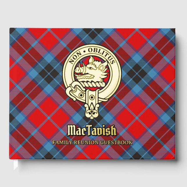 MacTavish Family Reunion Guest Book (Front)