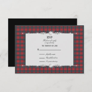 MacTavish Modern Scottish Tartan RSVP