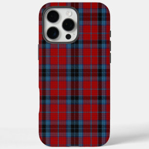 MacTavish Tartan Red and Blue Plaid iPhone 16 Pro Max Case