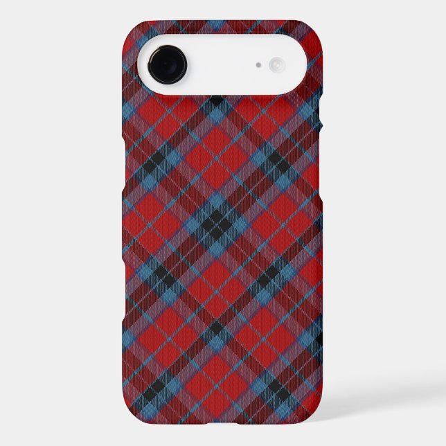 MacTavish Tartan Red and Blue Plaid Case-Mate iPhone Case (Back)