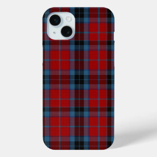 MacTavish Tartan Red and Blue Plaid iPhone 15 Mini Case