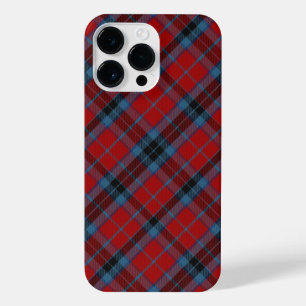 MacTavish Tartan Red and Blue Plaid iPhone 14 Pro Max Case