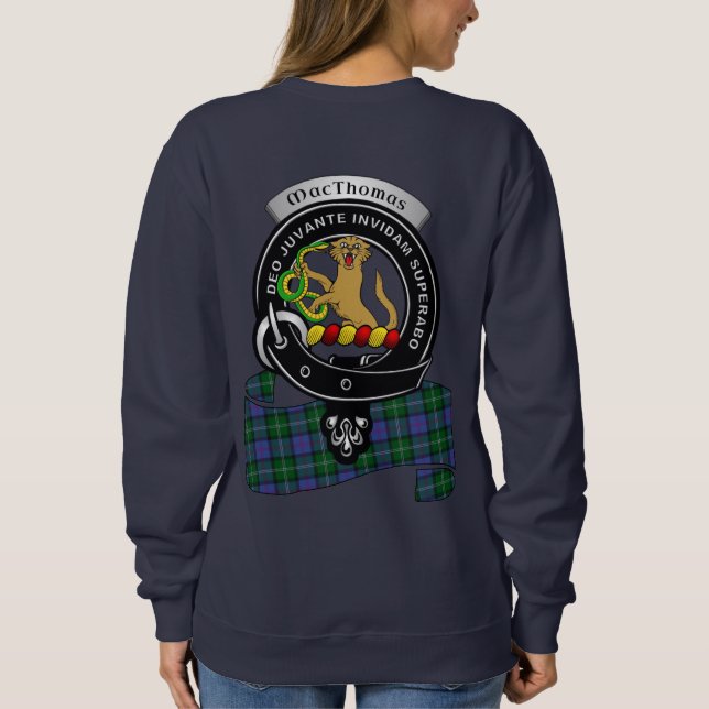 MacThomas Clan Badge Women's Sweatshirt (Back)