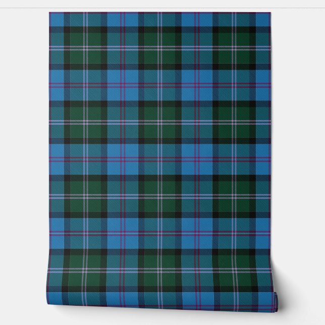 MacThomas Tartan Plaid Scottish Clan Wallpaper (Unrolling)