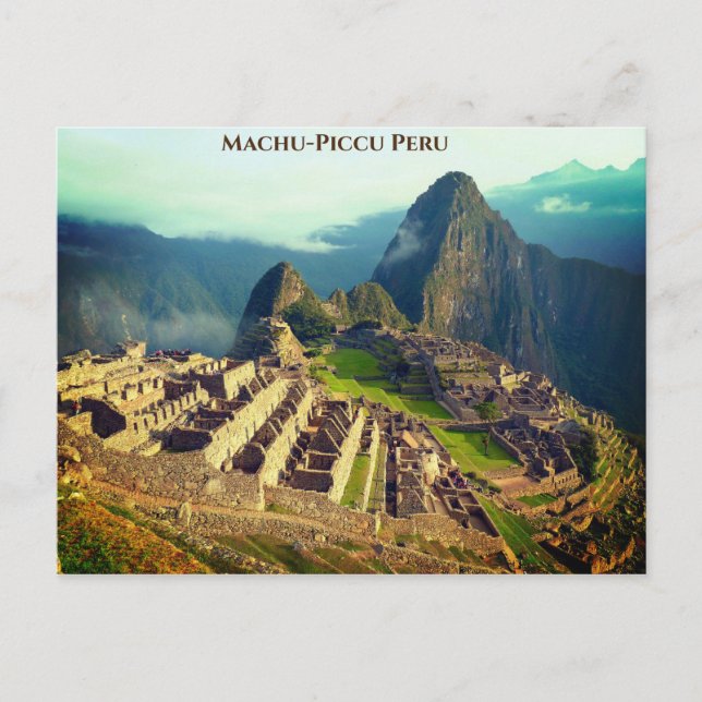 Macu-Piccu Peru Postcard (Front)
