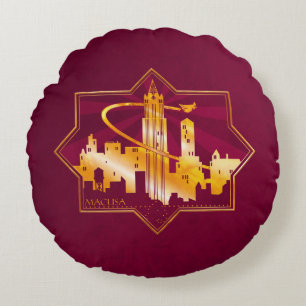 MACUSA™ Graphic Badge Round Cushion