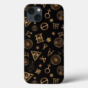 MACUSA™ Magic Symbols And Crests Pattern iPhone 13 Case