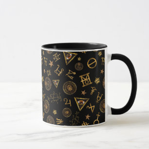 MACUSA™ Magic Symbols And Crests Pattern Mug