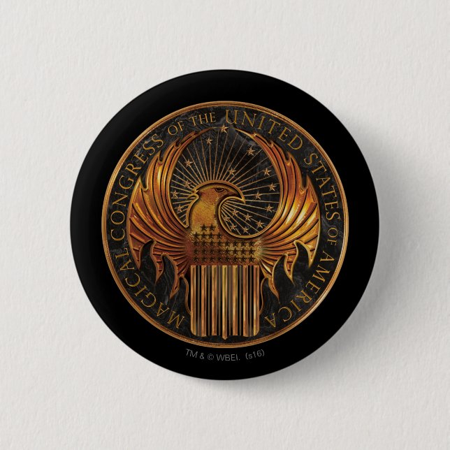 MACUSA™ Medallion 6 Cm Round Badge (Front)