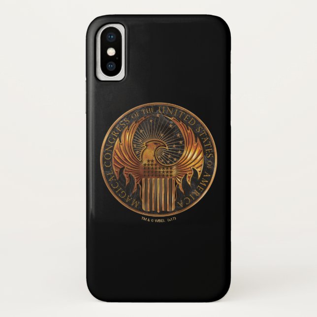 MACUSA™ Medallion Case-Mate iPhone Case (Back)