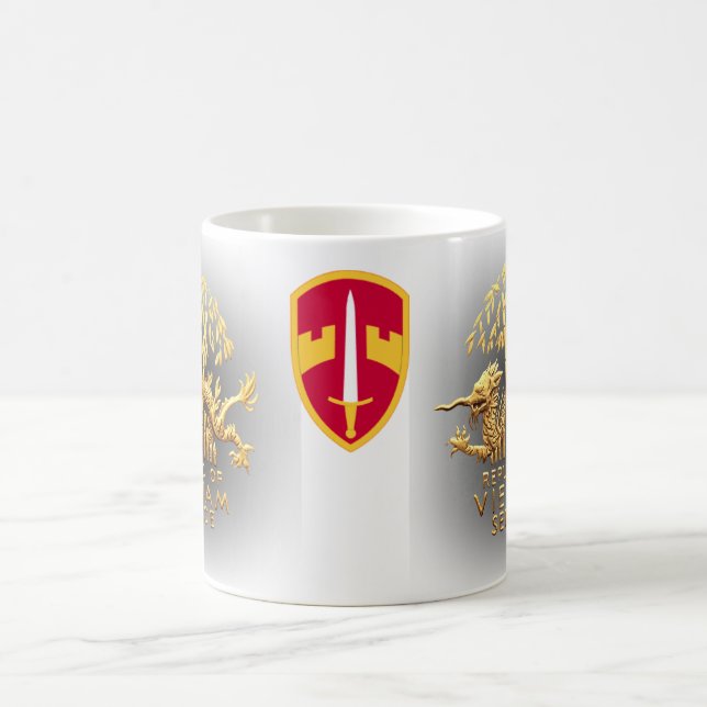 MACV and Vietnam Service Dragon Coffee Mug (Center)