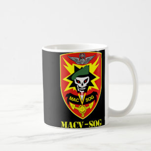 Macv-sog Army Unit Small Patch Full Colour Vietnam Coffee Mug