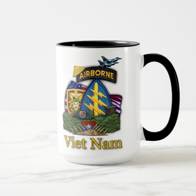 MACV SOG PATCH vietnam war vets mug (Right)
