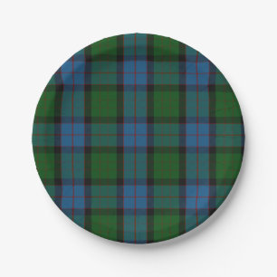 MacWilliam Clan Tartan Plaid Paper Plate