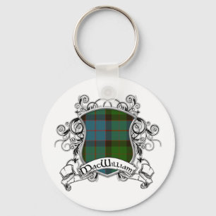 MacWilliam Tartan Shield Key Ring