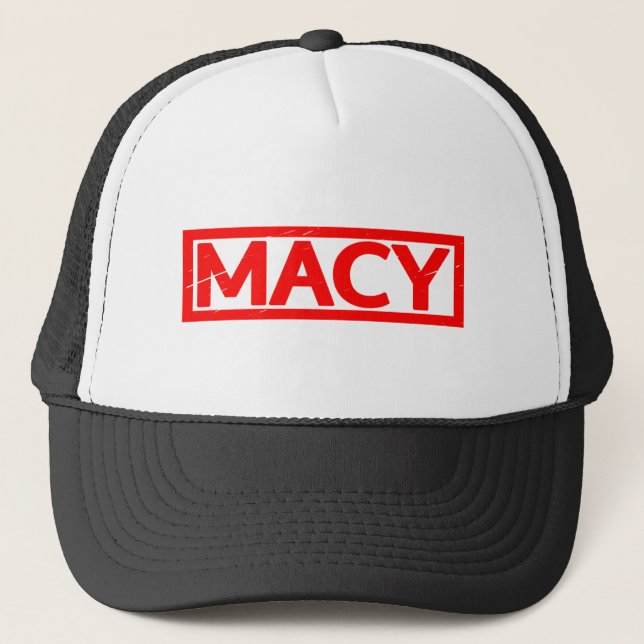 Macy Stamp Trucker Hat (Front)