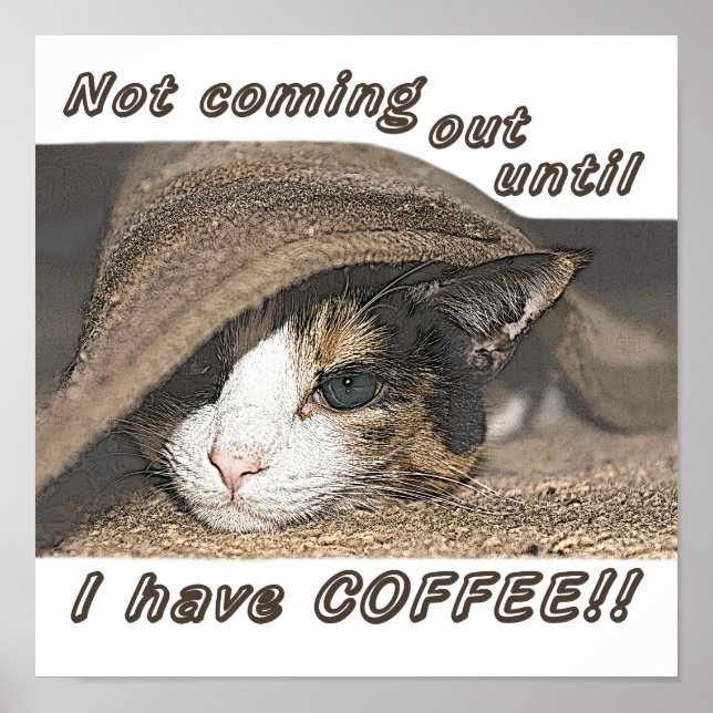 Macy Wants Coffee Too Poster (Front)