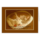 "Macy with Lamb Chop" 5 x 7 Card w/Envelope