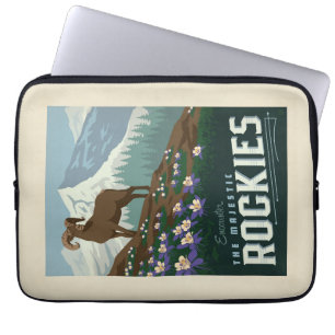 Macy's Flower Show Rockies Laptop Sleeve