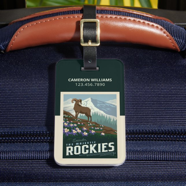 Macy's Flower Show|Rockies Luggage Tag (Front Insitu 2)
