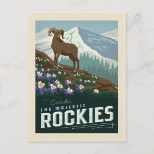 Macy's Flower Show Rockies Postcard
