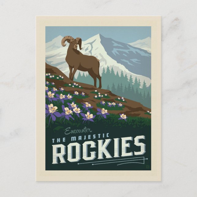 Macy's Flower Show|Rockies Postcard (Front)
