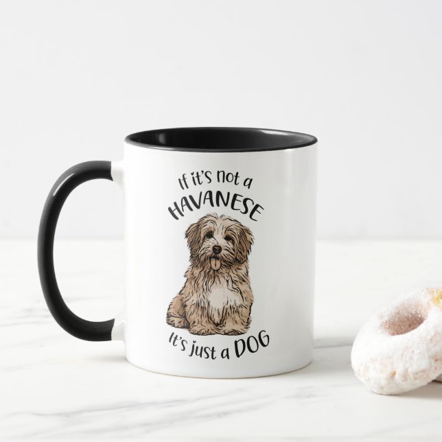 Mad about Havanese Mug (With Donut)
