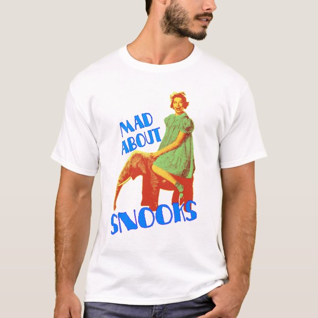 Mad About Snooks customisable T-shirt (Front)