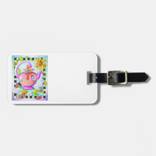 MAD ABOUT TEA PARTY LUGGAGE TAG