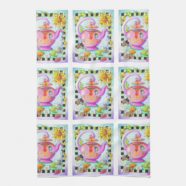 MAD ABOUT TEA PARTY TOWEL (Vertical)