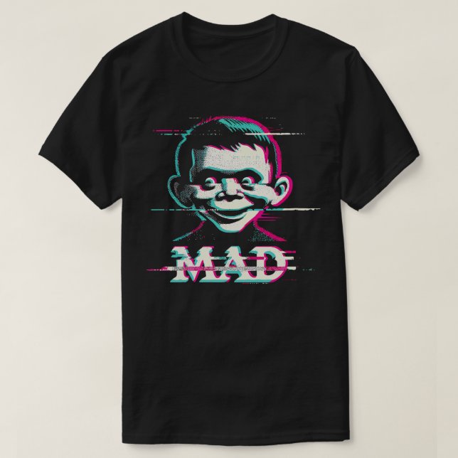 Mad Alfred E Neuman Fan Art T-Shirt (Design Front)