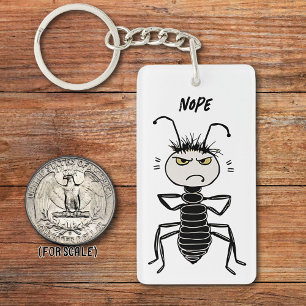 Mad Ant Insect Drawing Sarcastic Phrase Bag Charm Key Ring