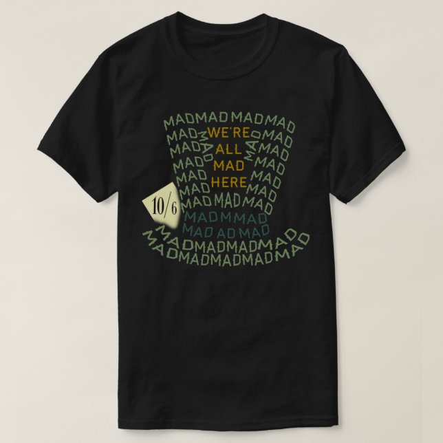 Mad as a Hatter Essential T-Shirt (Design Front)