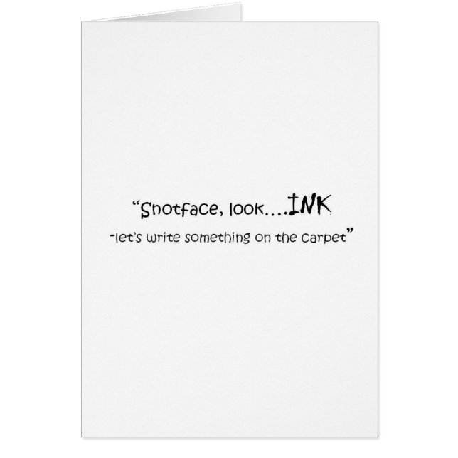 Mad at Mum Card: Drop Dead Fred Humour (Front)