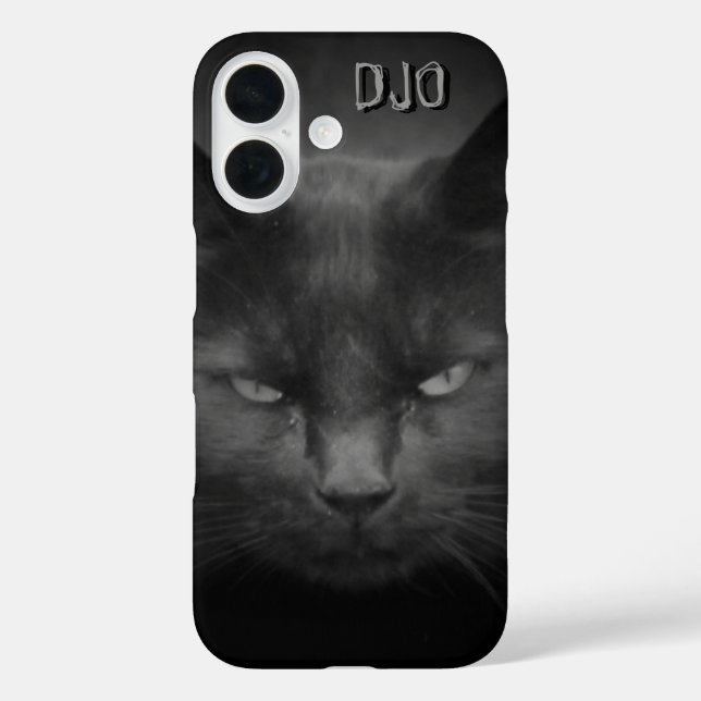 Mad Black Cat Case-Mate iPhone Case (Back)
